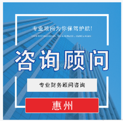惠东公司注册代办与财务咨询服务报价指南